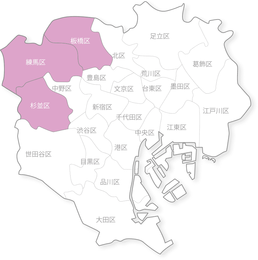 東京都の地図